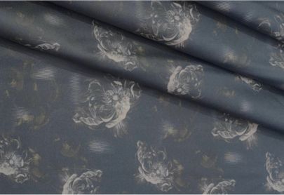 Raymond Sapphire Terry Wool Matti Trouser Fabric Dark Brown